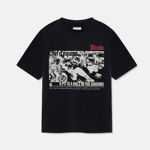 Vintage Racing Car Pattern On Front With Phrase “A Pit Is A Hole In The Ground” Tee 29311390