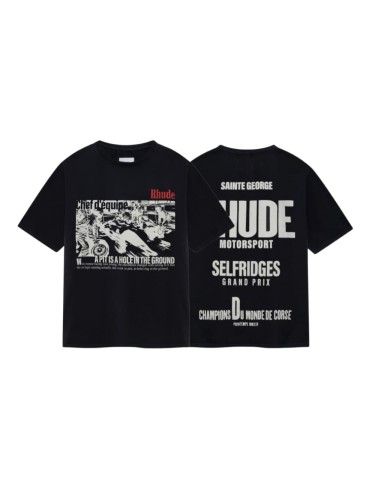 Vintage Racing Car Pattern On Front With Phrase “A Pit Is A Hole In The Ground” Tee 29311390