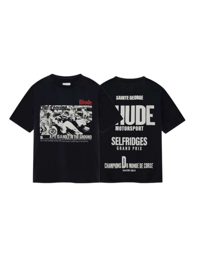 Vintage Racing Car Pattern On Front With Phrase “A Pit Is A Hole In The Ground” Tee 29311390
