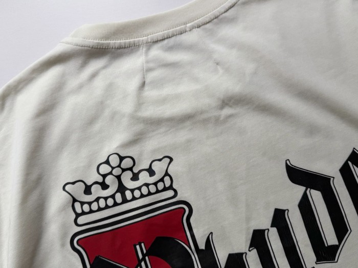 Tiny Crown Red R Badge Back Oversized Cigar Label Script Print Tee 2 colors 29310948