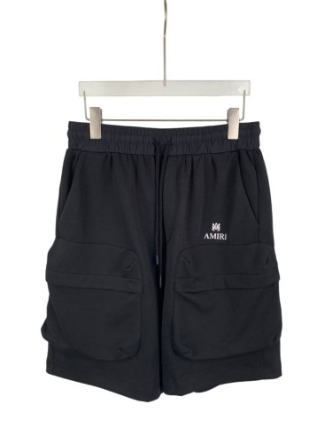 1:1 quality version Dual Cargo Pocket Mini Monogram Embroidery Elastic Waist Oversized Knee Length Sweat Shorts  29310928