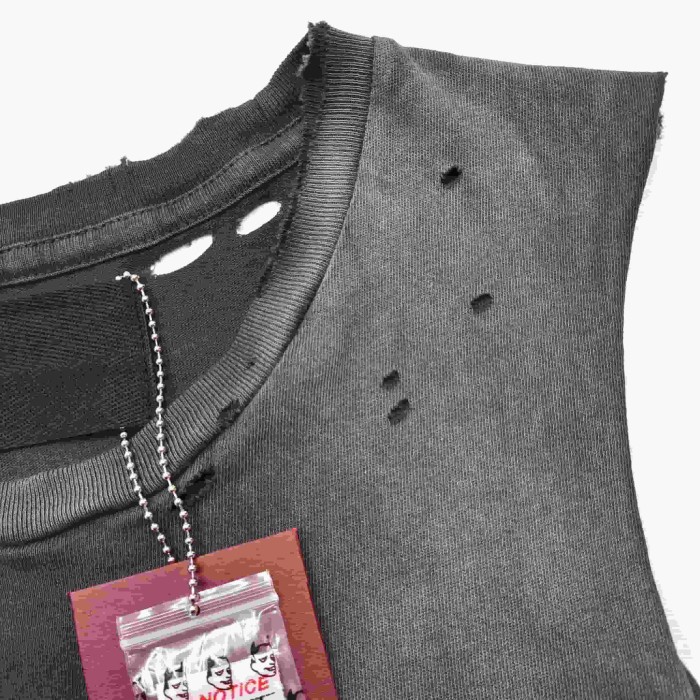 [Big & Tall for weights up to 260 lbs]1:1 quality version Thriller Night Print Washed Vest 29319593