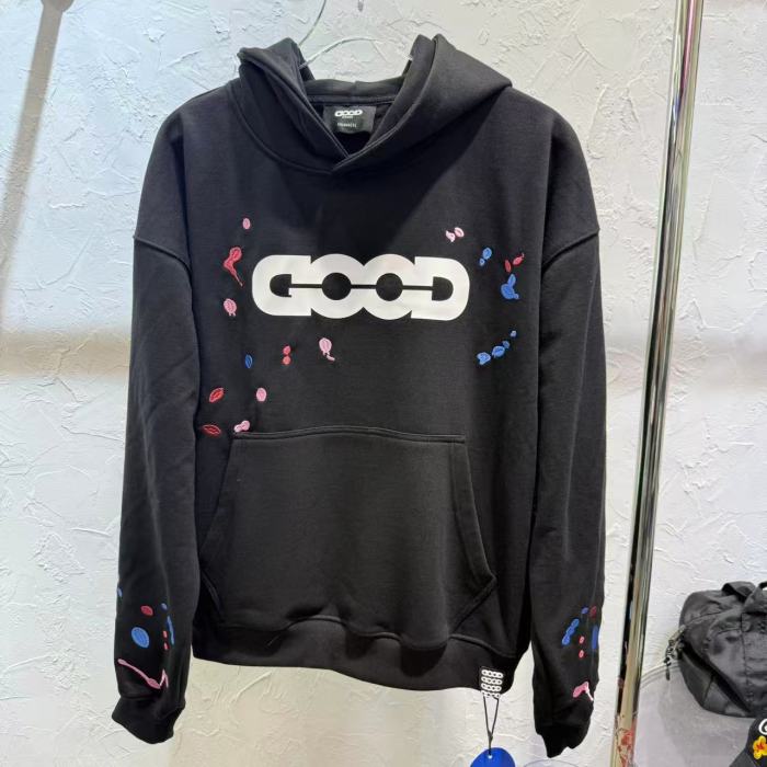 Colorful Candy Embroidery Splash Ink Hoodie 2 colors 29319476