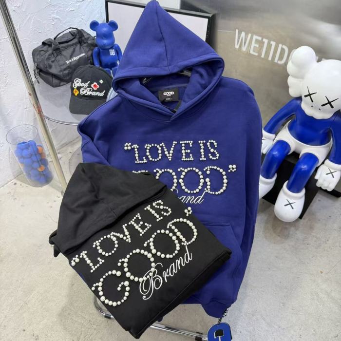 Round Pearl Logo Embroidery Hoodie 2 colors 29319481