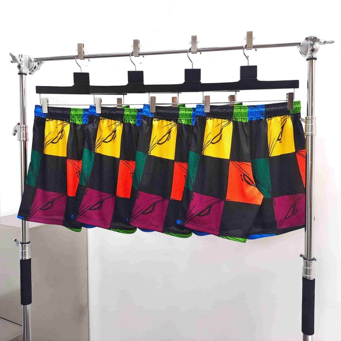 [Big & Tall for weights up to 260 lbs]1:1 quality version Color Black Plaid Mesh Shorts 29319573