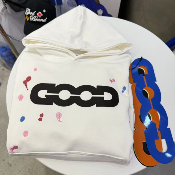 Colorful Candy Embroidery Splash Ink Hoodie 2 colors 29319476