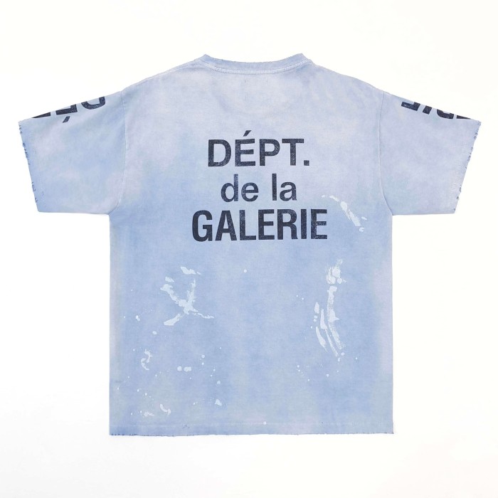 [Big & Tall for weights up to 260 lbs]1:1 quality version Vertical Letter Spray Print Washed Tee 2 colors 29319570