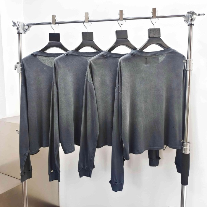 [Big & Tall for weights up to 260 lbs]1:1 quality version Blake Print Washed Long Sleeve Tee 29319596