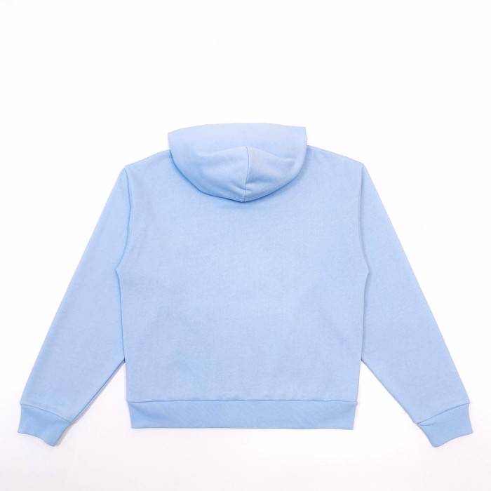 [Big & Tall for weights up to 220 lbs]1:1 quality version Mixed Rhinestone Letter Light Blue Zip Hoodie & Pants Set 29319555