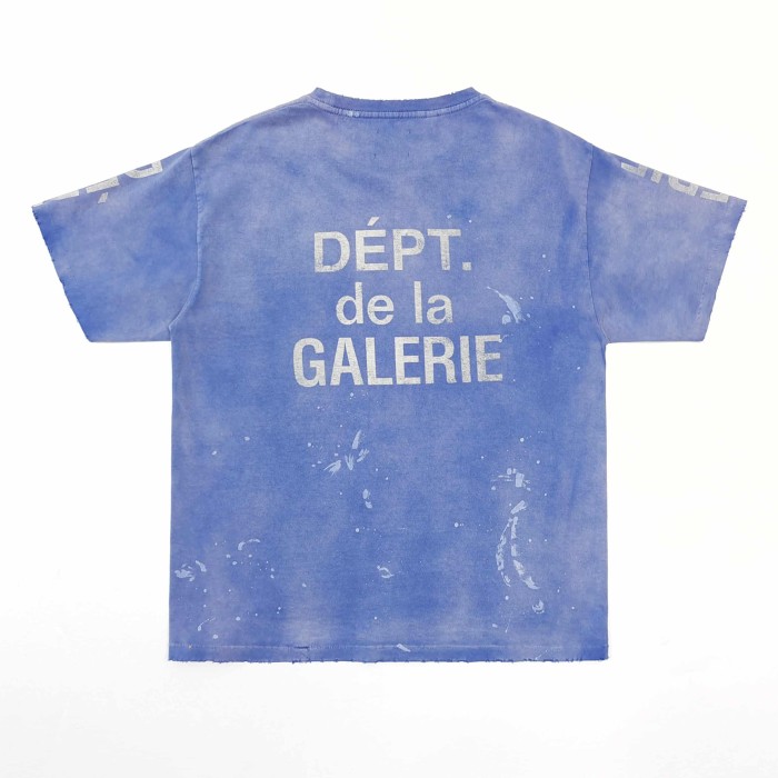 [Big & Tall for weights up to 260 lbs]1:1 quality version Vertical Letter Spray Print Washed Tee 2 colors 29319570