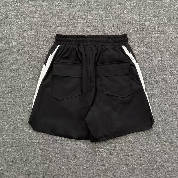 Letter Embroidery Color Block Casual Unisex American High Street Beach Sports Shorts 4 colors 29315534