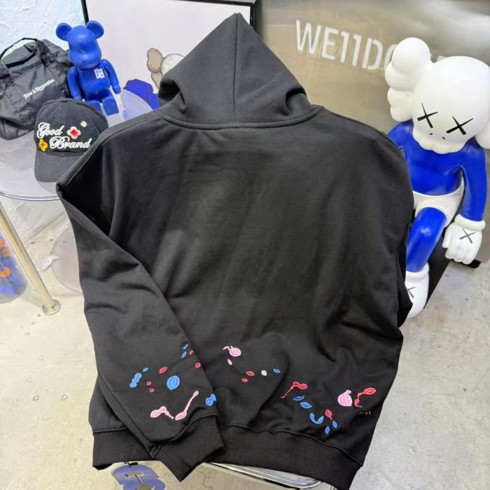 Colorful Candy Embroidery Splash Ink Hoodie 2 colors 29319476