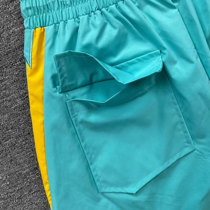 Letter Embroidery Color Block Casual Unisex American High Street Beach Sports Shorts 4 colors 29315534