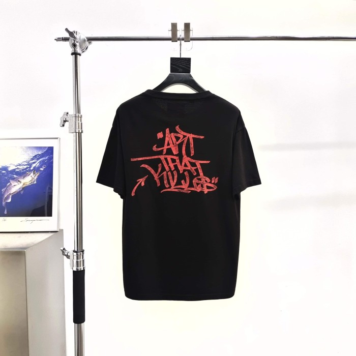 [Big & Tall for weights up to 260 lbs]1:1 quality version Floppy Disk Print Black Tee 29319567