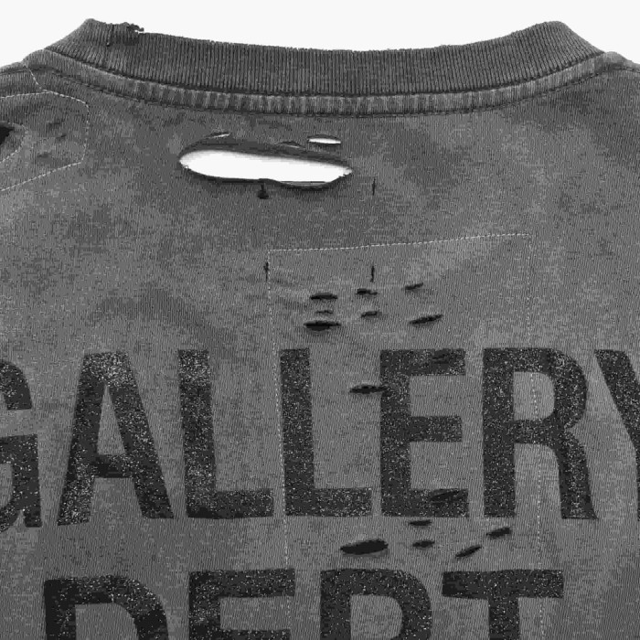 [Big & Tall for weights up to 260 lbs]1:1 quality version Patch Ripped Pocket Print Washed Tee 29319569