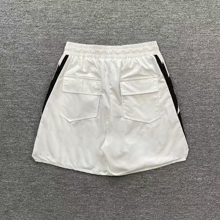 Letter Embroidery Color Block Casual Unisex American High Street Beach Sports Shorts 4 colors 29315534
