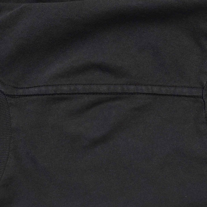 [Big & Tall for weights up to 260 lbs]1:1 quality version Flocked French Text Print Long Sleeve Tee 2 colors 29319568
