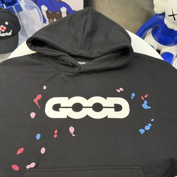 Colorful Candy Embroidery Splash Ink Hoodie 2 colors 29319476