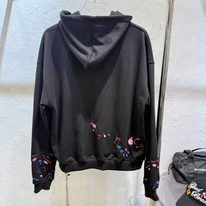 Colorful Candy Embroidery Splash Ink Hoodie 2 colors 29319476