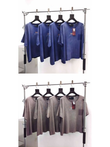 [Big & Tall for weights up to 260 lbs]1:1 quality version Worn Logo Print Washed Tee 2 colors 29319594