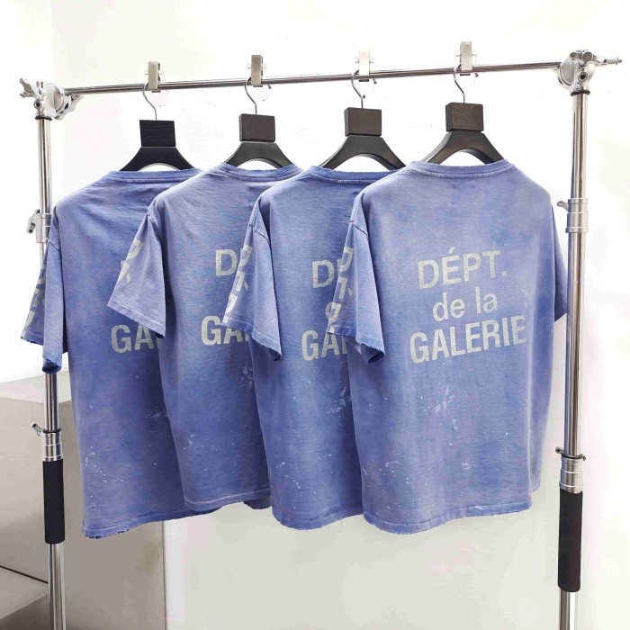 [Big & Tall for weights up to 260 lbs]1:1 quality version Vertical Letter Spray Print Washed Tee 2 colors 29319570