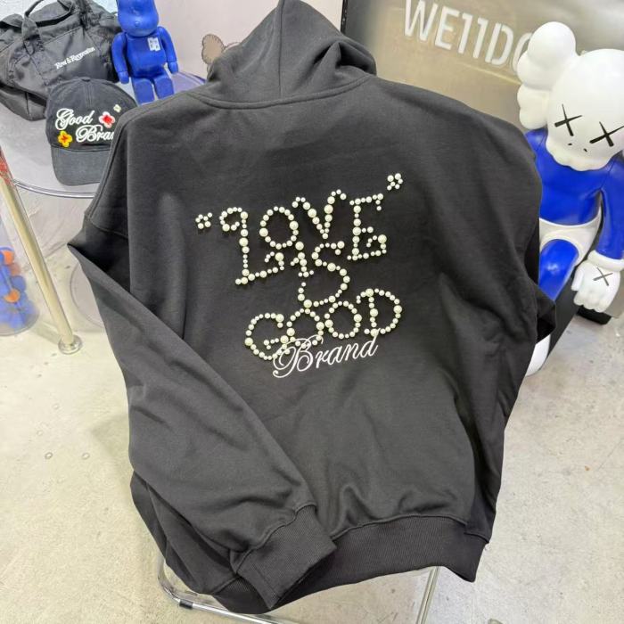 Round Pearl Logo Embroidery Hoodie 2 colors 29319481