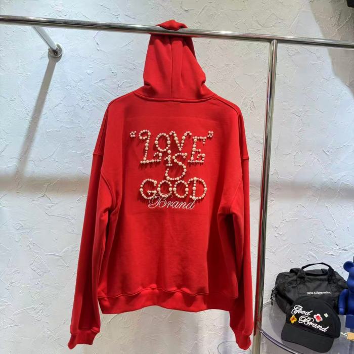 New Year Limited Pearl Logo Embroidery Hoodie 29319480