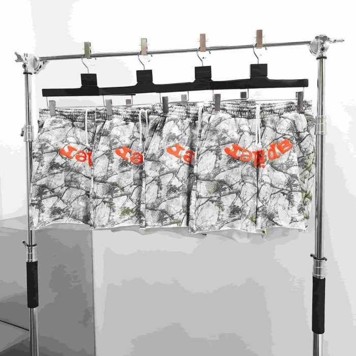 [Big & Tall for weights up to 220 lbs]1:1 quality version Orange Letter Jungle Floral Zip Hoodie & Shorts Set 29319551