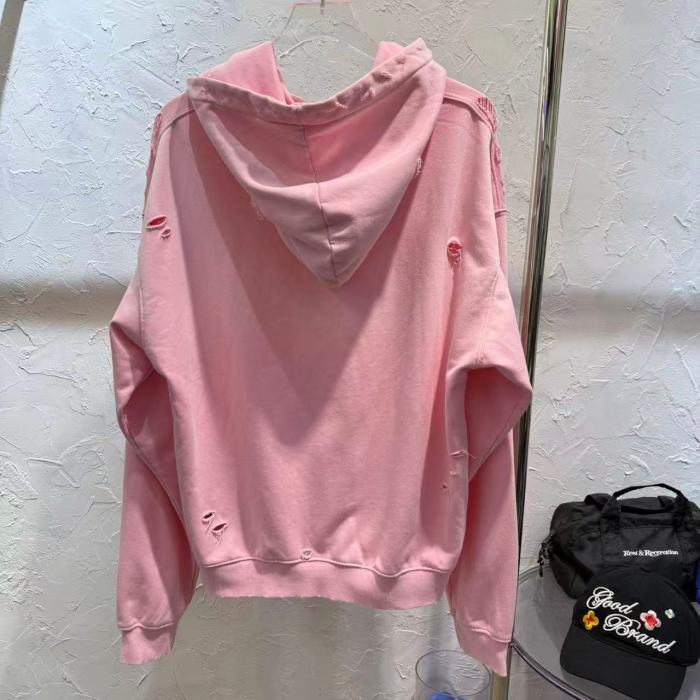Fine Glitter Crushed Diamond Distressed Hoodie 3 colors 29319479