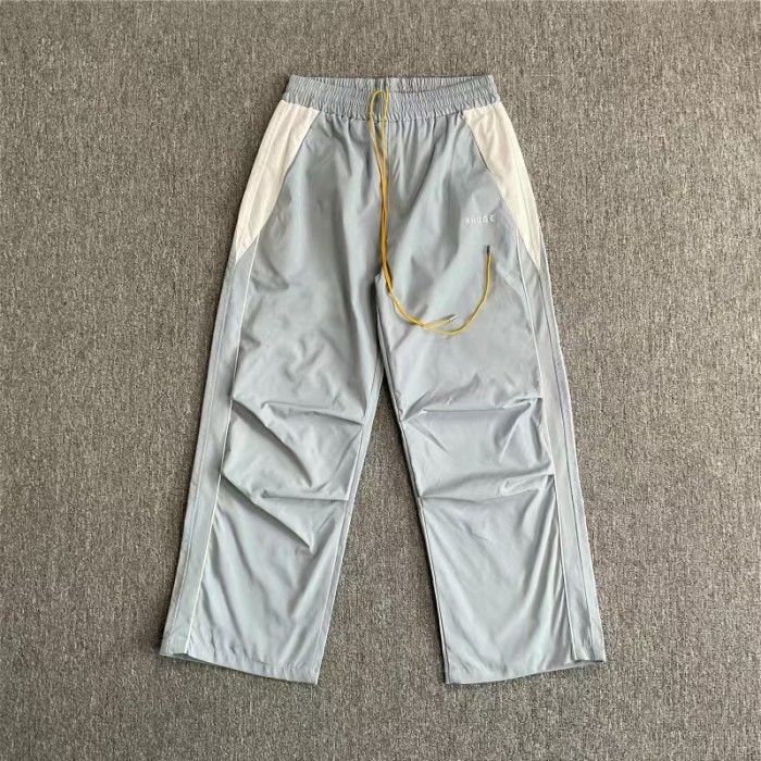 Vintage American Sport Style Letter Embroidery Color Block Zip-Up Cropped Jacket & Pants Set 2 colors 29317364