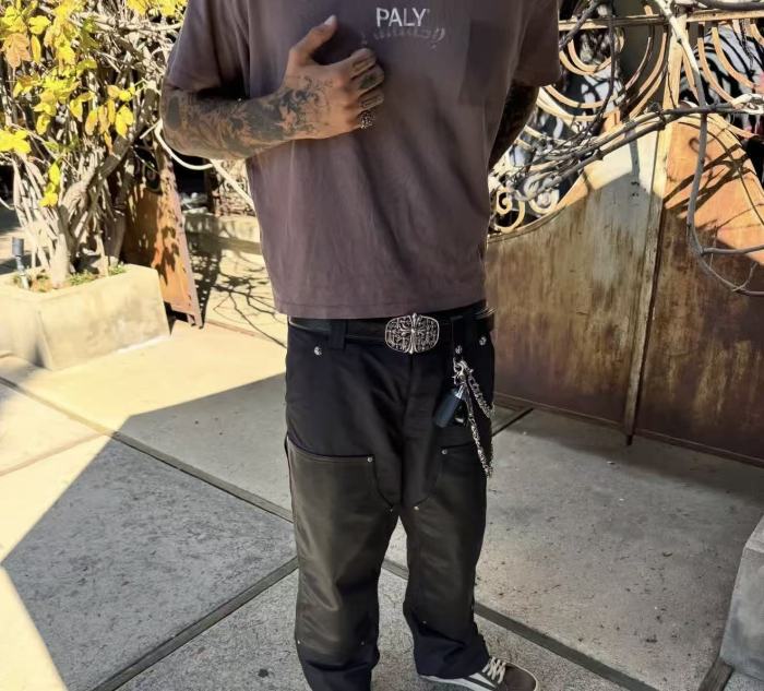 [Big & Tall for weights up to 260 lbs]1:1 quality version Worn Logo Print Washed Tee 2 colors 29319594