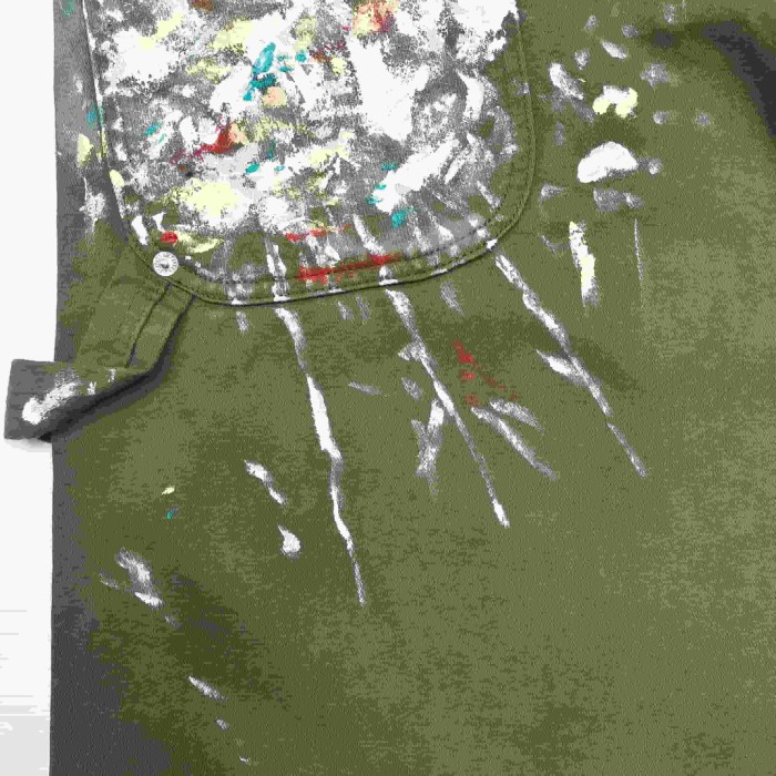 [Big & Tall for weights up to 260 lbs]1:1 quality version Full Paint Splatter Dark Green Shorts 29319572