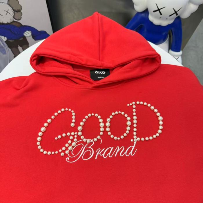 New Year Limited Pearl Logo Embroidery Hoodie 29319480