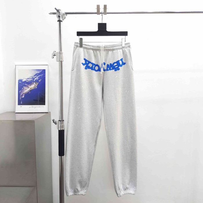 [Big & Tall for weights up to 220 lbs]1:1 quality version Blue New York Orange Mesh Print Hoodie & Pants Set 29319553