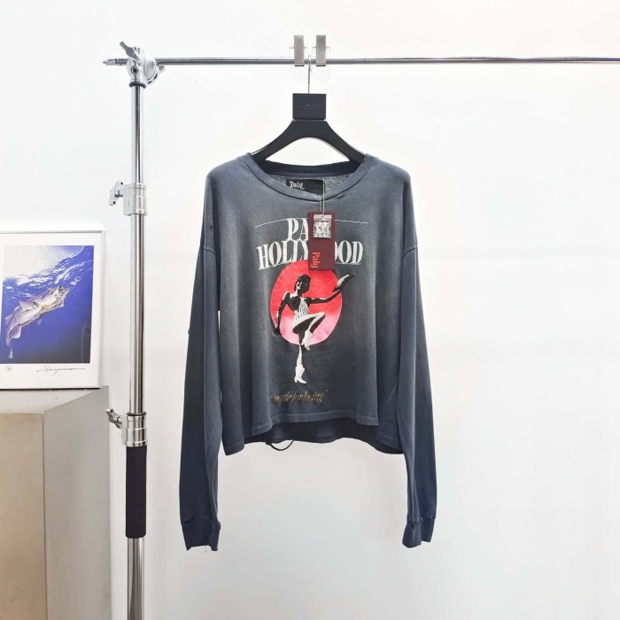 [Big & Tall for weights up to 260 lbs]1:1 quality version Blake Print Washed Long Sleeve Tee 29319596