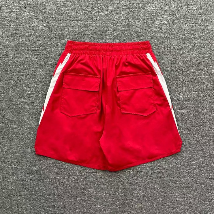Letter Embroidery Color Block Casual Unisex American High Street Beach Sports Shorts 4 colors 29315534