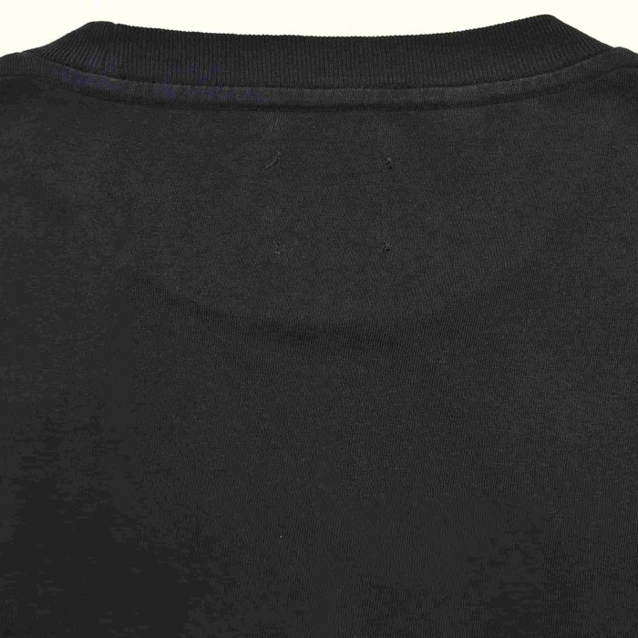 [Big & Tall for weights up to 260 lbs]1:1 quality version Flocked French Text Print Long Sleeve Tee 2 colors 29319568