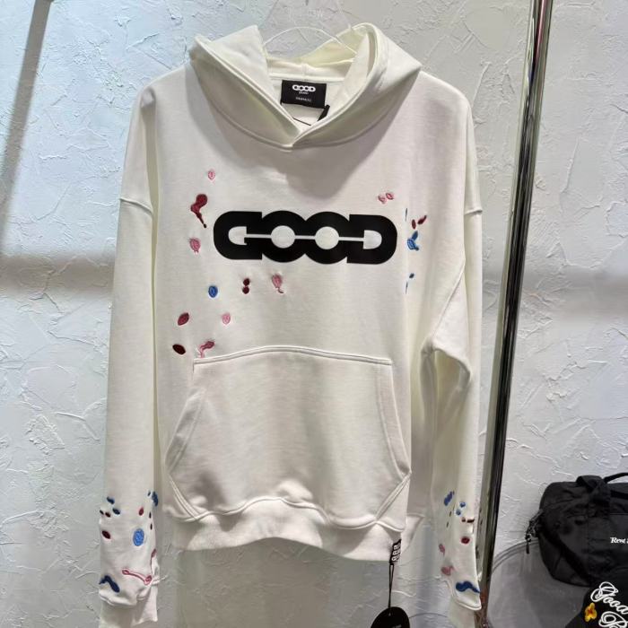 Colorful Candy Embroidery Splash Ink Hoodie 2 colors 29319476