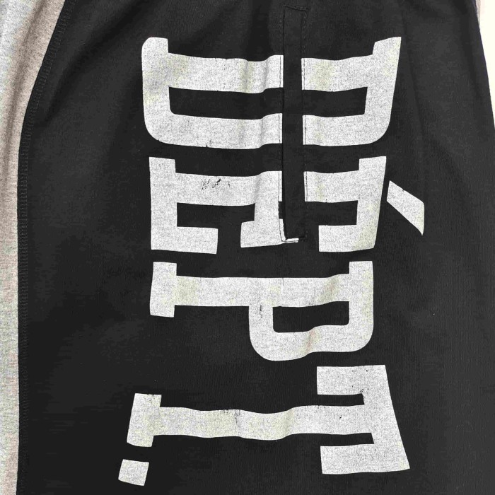 [Big & Tall for weights up to 260 lbs]1:1 quality version Left Right White Letter Grey Black Spliced Shorts 29319571