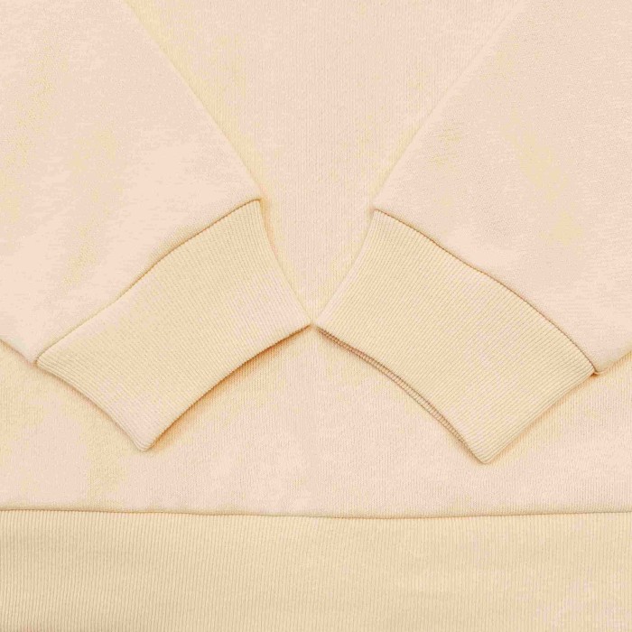 [Big & Tall for weights up to 220 lbs]1:1 quality version Mixed Rhinestone Letter Beige Zip Hoodie & Pants Set 29319554