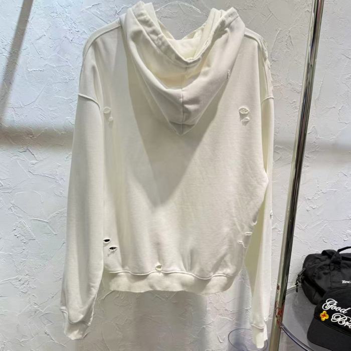 Fine Glitter Crushed Diamond Distressed Hoodie 3 colors 29319479
