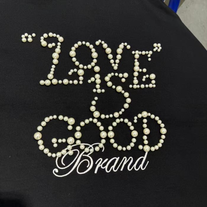 Round Pearl Logo Embroidery Hoodie 2 colors 29319481