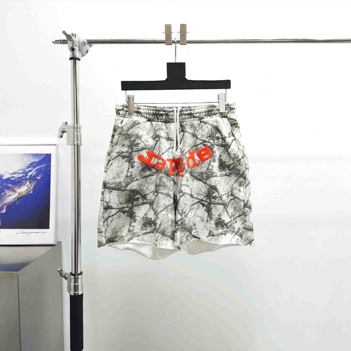 [Big & Tall for weights up to 220 lbs]1:1 quality version Orange Letter Jungle Floral Zip Hoodie & Shorts Set 29319551