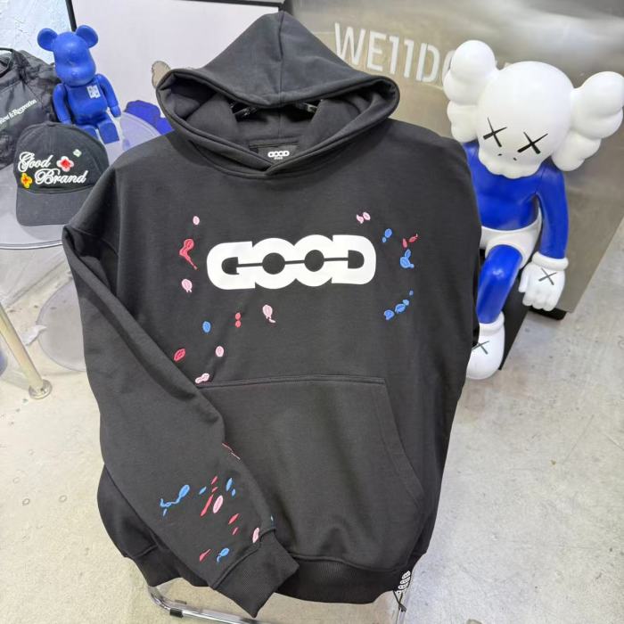 Colorful Candy Embroidery Splash Ink Hoodie 2 colors 29319476