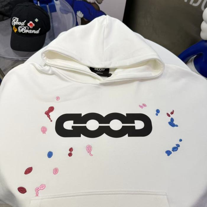 Colorful Candy Embroidery Splash Ink Hoodie 2 colors 29319476