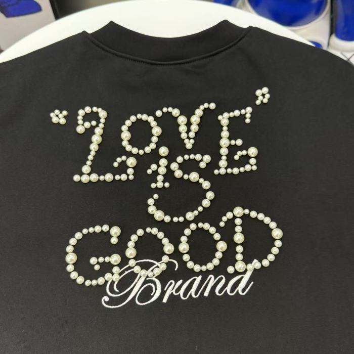 Pearl Logo Embroidery Baseball Collar Zip Jacket 2 colors 29319482