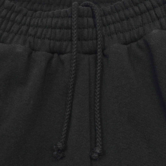 [Big & Tall for weights up to 220 lbs]1:1 quality version Pink Letter Black Mesh Black Zip Hoodie & Shorts Set 29319550