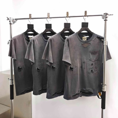 [Big & Tall for weights up to 260 lbs]1:1 quality version Patch Ripped Pocket Print Washed Tee 29319569