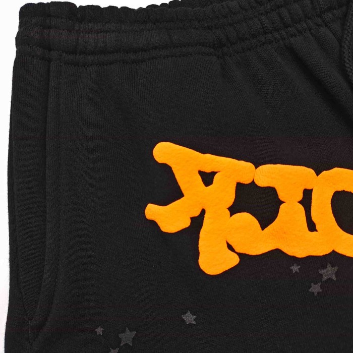 [Big & Tall for weights up to 220 lbs]1:1 quality version Orange New York Blue Mesh Print Hoodie & Pants Set 29319552