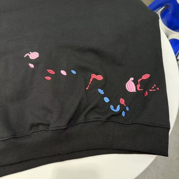 Colorful Candy Embroidery Splash Ink Hoodie 2 colors 29319476